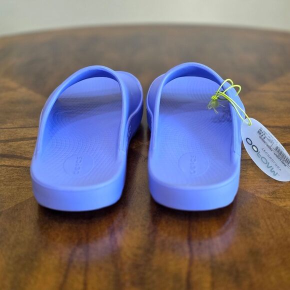 OOFOS Ooahh Men's Slides Sandals Purple Haze Size 11 US Running Recovery New - Picture 4 of 10